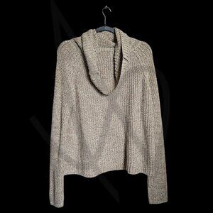 Mossimo Chunky Knit Cowl Neck Sweater-XL